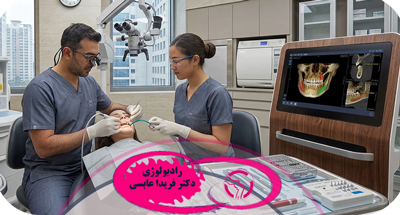 فاصله دندان عقل از عصب فک چگونه با CBCT مشخص می‌شود؟